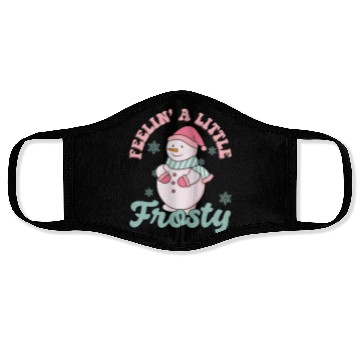 Discover Snowman Christmas, Christmas Retro Face Masks