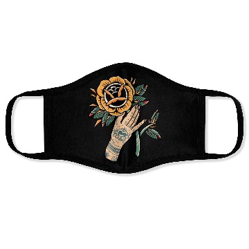 Discover Yellow Rose | Premium Design | Face Masks