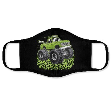 Discover Boys St Patricks Day Toddler Lucky Monster Truck Face Masks