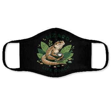 Discover Life Coach - Funny Relaxation and Wisdom Design Face Masks