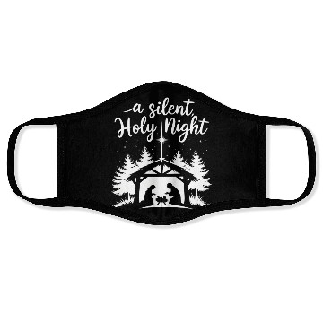 Discover A Silent Holy Night Face Masks