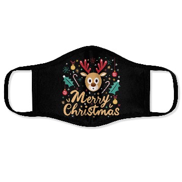 Discover Christmas Reindeer Face Masks