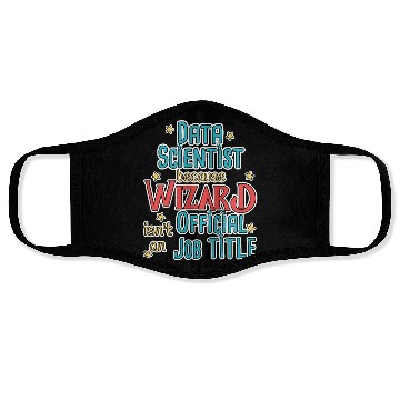 Discover Data Scientist Wizard Data Science Face Masks