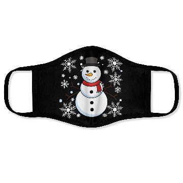 Discover jellyfish crismas Face Masks