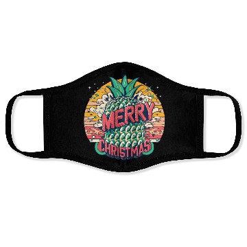 Discover Pineapple Christmas Face Masks