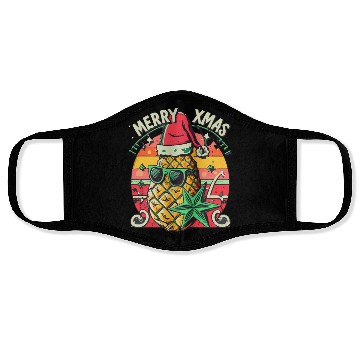 Discover Pineapple Christmas Face Masks