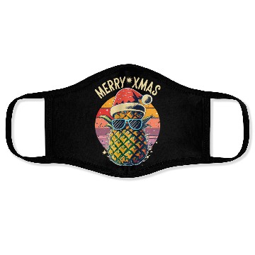 Discover Pineapple Christmas Face Masks