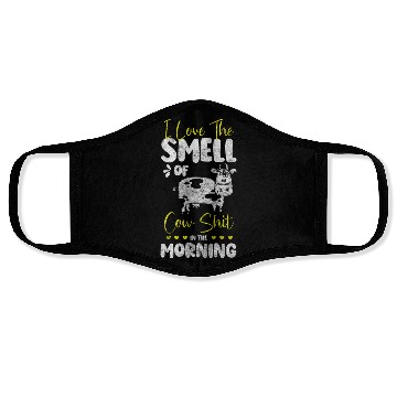 Discover Cows Farm Animal Moo Farmer Face Masks