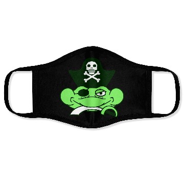 Discover Frog Captain Hat Toad Funny Cool Comic Cartoon Fun Face Masks