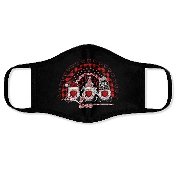 Discover Gnomes Valentines Revelin Face Masks