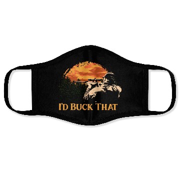 Discover Id Buck That Deer Hunting Elk Hunter Forest Funny Face Masks