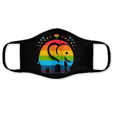 Discover Rainbow Elephant Face Masks