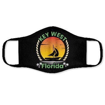 Discover KEY-WEST FLORDIA Sailing West Keys Sailing Outfit Face Masks