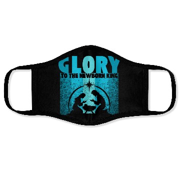 Discover GLORY to the Newborn King Face Masks