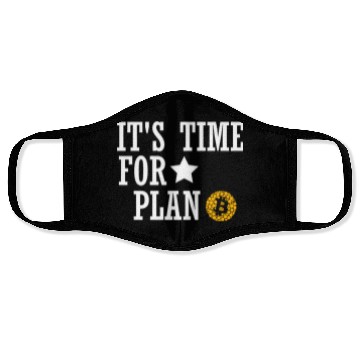 Discover Funny Bitcoin Plan P Face Masks Crypto Trader Face Masks