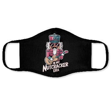 Discover In My Nutcracker Era Nutcracker With Guitar Face Masks