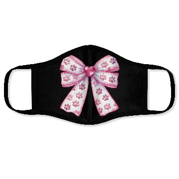 Discover Dog Lover Bow, Valentine Retro Face Masks
