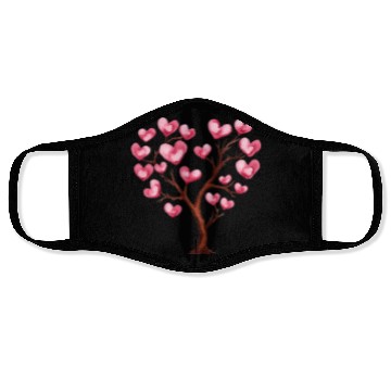 Discover Heart Tree, Valentines Day Face Masks