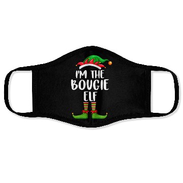 Discover I'm The Bougie Elf Face Masks Matching Family Christmas