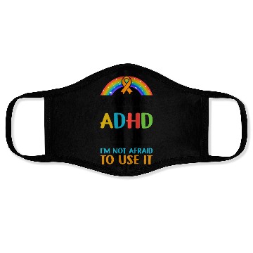 Discover Autism Awareness Neurodivergent ADHD Face Masks