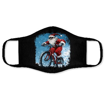 Discover Biker Christmas Face Masks