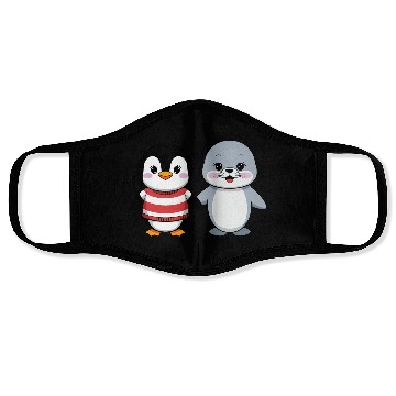 Discover Penguin and Seal Friends Face Masks