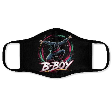 Discover B-Boy Breakdance Breakdancer Urban Hip Hop Face Masks
