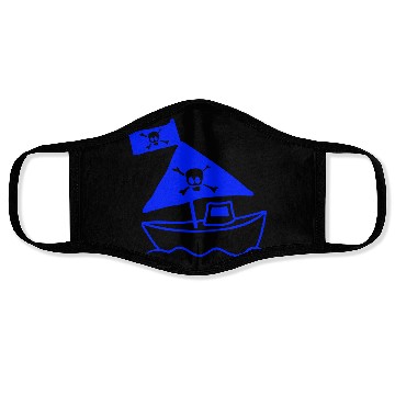 Discover Cute Little Pirate Ship Painted Children Drawing Face Masks