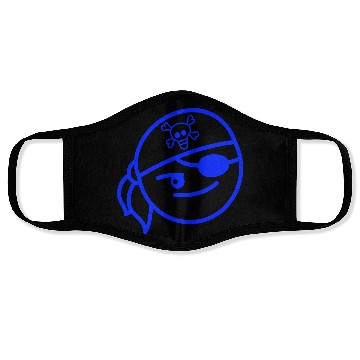 Discover Funny Pirate Face Head Cute Headscarf Cap Toddler Face Masks