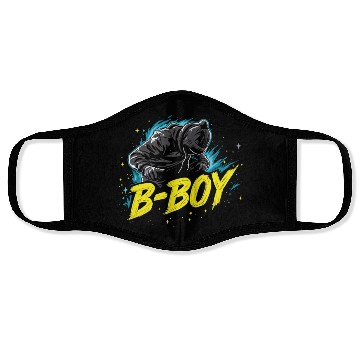 Discover B-Boy Breakdance Breakdancer Urban Hip Hop Face Masks