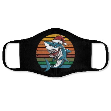 Discover Christmas Shark Face Masks