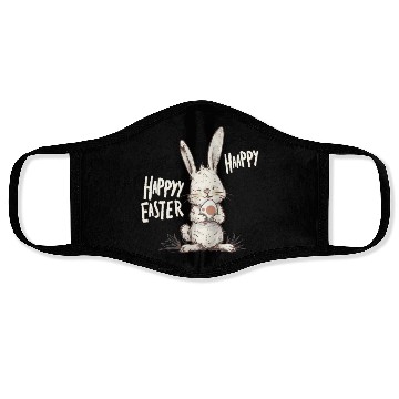 Discover Happy Easter Bunny, Easter Day Face Masks