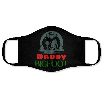 Discover Daddy Bigfoot Face Masks