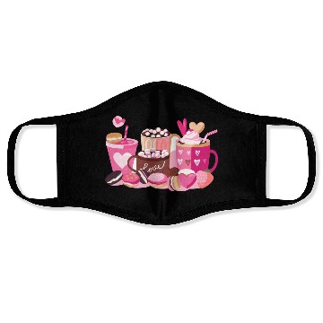 Discover Coffee Valentine Face Masks