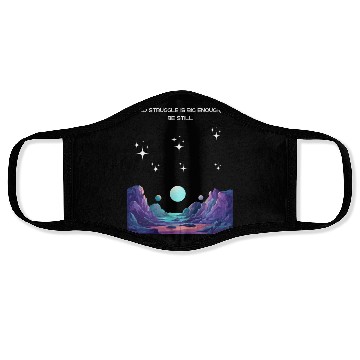 Discover Encouraging quote design Face Masks