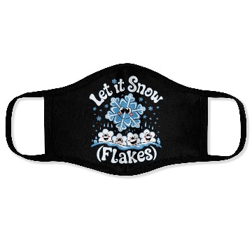 Discover Let It Snow Face Masks