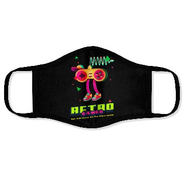 Discover Retro Gamer But still know all the cheat codes Face Masks