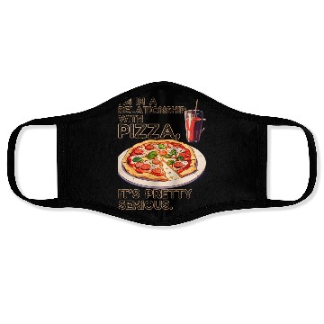 Discover In Relationship With Pizza It's Serious Valentines Face Masks