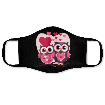 Discover Cute Valentines Owl Face Masks
