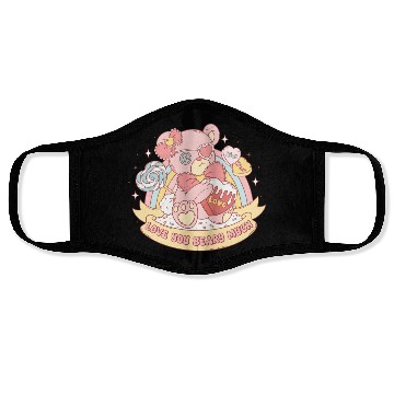 Discover Love You Beary Much Face Masks