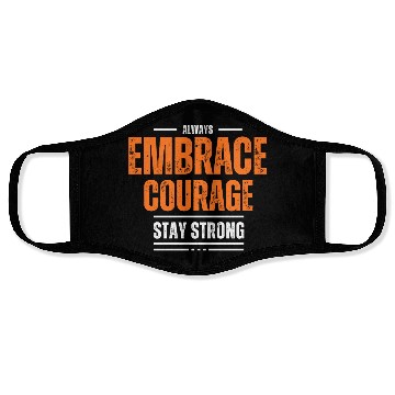 Discover EMBRACE COURAGE MOTIVATION Face Masks COOL