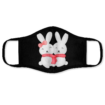 Discover Valentine Rabbit Face Masks