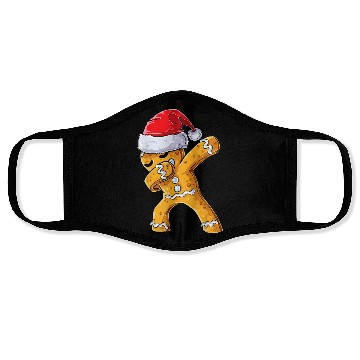 Discover Dabbing Gingerbread Santa Christmas Xmas Cookie Face Masks