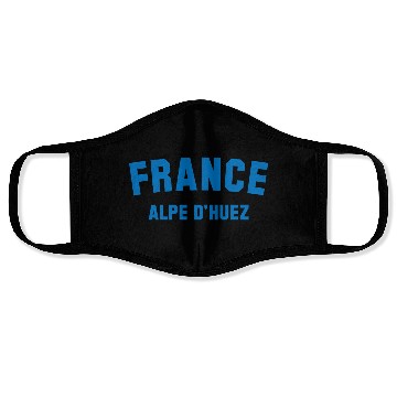 Discover ALPE DHUEZ France Face Masks