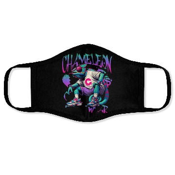 Discover Urban Chameleon Design Face Masks