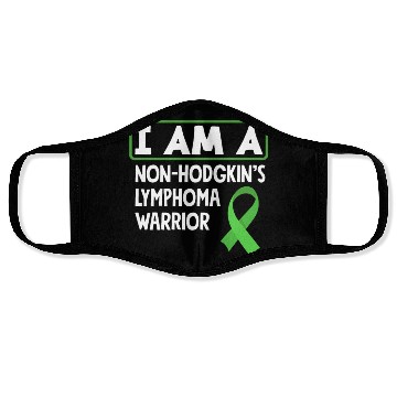 Discover Non-Hodgkin Lymphoma Awareness Warrior Face Masks