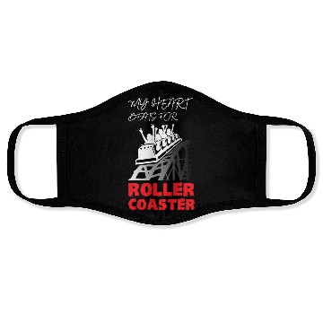 Discover My Heart Beats for Roller Coaster Face Masks