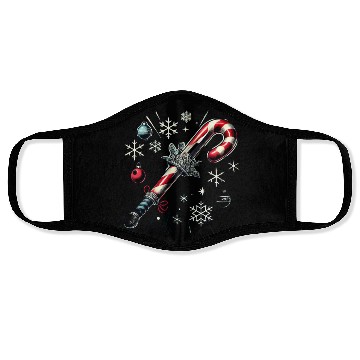 Discover Candy Cane Swordfight: Christmas Battle & Cheer Face Masks