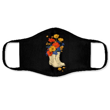 Discover Western Boots Face Masks