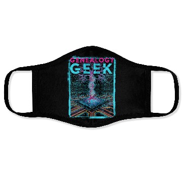 Discover Genealogy Genealogist Ancestry Genealogy Geek Face Masks